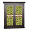 Green & Brown Toile Cabinet Decal - Custom Size (Personalized)