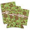 Green & Brown Toile Can Coolers - PARENT/MAIN