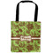 Green & Brown Toile Auto Back Seat Organizer Bag (Personalized)