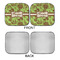Green & Brown Toile Car Sun Shades - APPROVAL