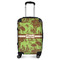 Green & Brown Toile Carry-On Travel Bag - With Handle