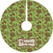 Green & Brown Toile Tree Skirt (Personalized)