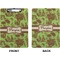 Green & Brown Toile Clipboard (Letter) (Front + Back)
