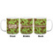 Green & Brown Toile Coffee Mug - 11 oz - White APPROVAL