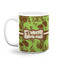 Green & Brown Toile Coffee Mug (Personalized)
