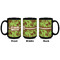 Green & Brown Toile Coffee Mug - 15 oz - Black APPROVAL