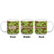 Green & Brown Toile Coffee Mug - 20 oz - White APPROVAL