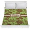 Green & Brown Toile Comforter (Queen)