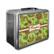 Green & Brown Toile Custom Lunch Box / Tin