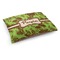 Green & Brown Toile Dog Bed - Medium w/ Name or Text