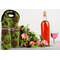 Green & Brown Toile Double Wine Tote - LIFESTYLE (new)