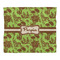 Green & Brown Toile Duvet Cover - King - Front
