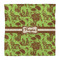 Green & Brown Toile Duvet Cover - Queen - Front
