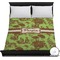 Green & Brown Toile Duvet Cover - Full / Queen (Personalized)