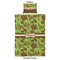 Green & Brown Toile Duvet Cover Set - Twin XL - Approval