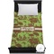 Green & Brown Toile Duvet Cover (Twin)