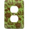 Green & Brown Toile Electric Outlet Plate