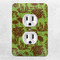 Green & Brown Toile Electric Outlet Plate - LIFESTYLE