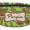 Green & Brown Toile Fanny Pack - Closeup