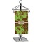 Green & Brown Toile Finger Tip Towel (Personalized)