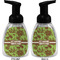 Green & Brown Toile Foam Soap Bottle (Front & Back)