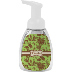 Green & Brown Toile Foam Soap Bottle (Personalized)