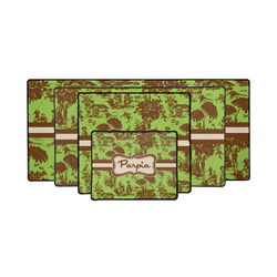 Green & Brown Toile Gaming Mouse Pad (Personalized)