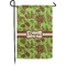 Green & Brown Toile Garden Flag (Personalized)