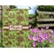 Green & Brown Toile Garden Flag - Outside In Flowers