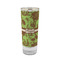 Green & Brown Toile Glass Shot Glass - 2oz - FRONT