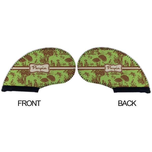 Green & Brown Toile Golf Club Covers - APPROVAL