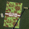 Green & Brown Toile Golf Towel Gift Set - Main