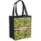 Green & Brown Toile Grocery Bag (Personalized)