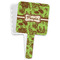 Green & Brown Toile Hand Mirrors - Front/Main