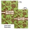 Green & Brown Toile Hard Cover Journal - Compare