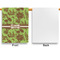 Green & Brown Toile House Flags - Single Sided - APPROVAL