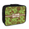 Green & Brown Toile Insulated Lunch Bag (Personalized)
