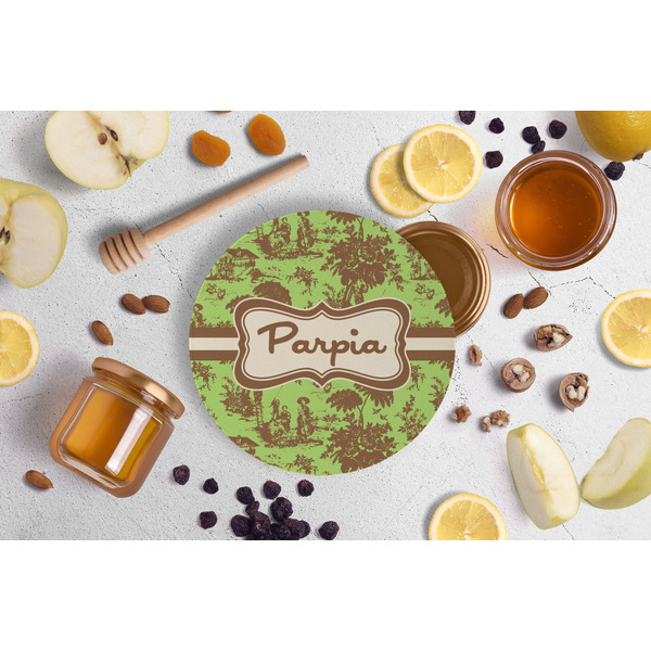 Green & Brown Toile Jar Opener - Lifestyle Image