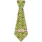 Green & Brown Toile Just Faux Tie