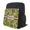 Green & Brown Toile Kid's Backpack - MAIN