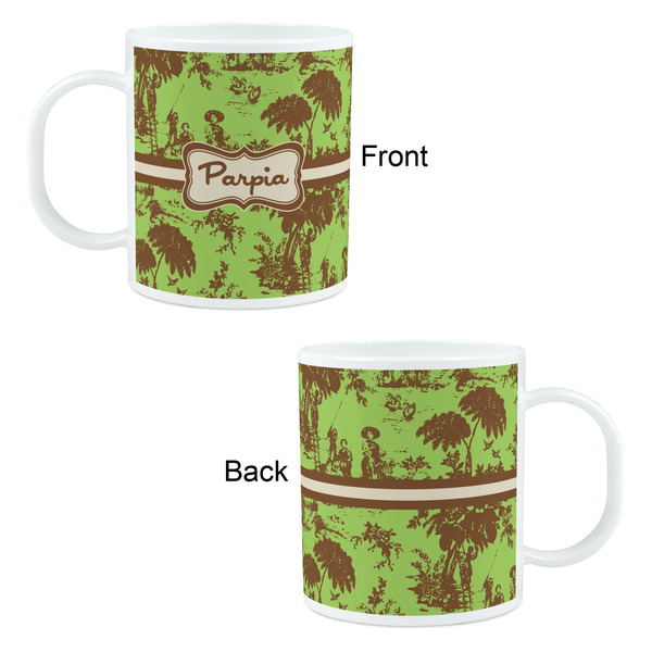 Green & Brown Toile Kid's Mug - Apvl