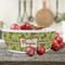 Green & Brown Toile Kids Bowls - LIFESTYLE