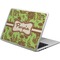 Green & Brown Toile Laptop Skin