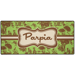 Green & Brown Toile Gaming Mouse Pad (Personalized)
