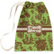 Green & Brown Toile Laundry Bag (Personalized)