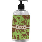 Green & Brown Toile Plastic Soap / Lotion Dispenser (Personalized)