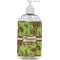 Green & Brown Toile Plastic Soap / Lotion Dispenser (16 oz - Large - White) (Personalized)