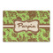 Green & Brown Toile Large Rectangle Car Magnet (Personalized)
