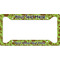 Green & Brown Toile License Plate Frame - Style A