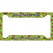 Green & Brown Toile License Plate Frame (Personalized)
